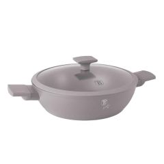 Berlinger Haus BH8098 Taupe shallow pot with lid 28cm
