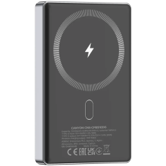 Canyon CNS-CPB510DG/10000mAh Magnetic Power Bank, Grey