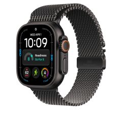 Apple Watch 49mm Black Titanium Milanese Loop - Medium /MK0G4ZM/A