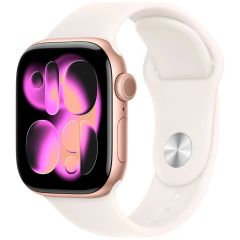 Apple Watch Series 11 GPS 42mm Rose Gold, Light Blush Sport Band - S/M /MEU04