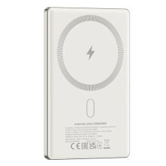 Canyon CNS-CPB505BE/Magnetic Slim Power Bank, 5000mAh, Beige