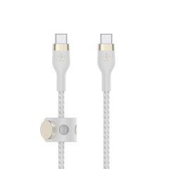Belkin  Usb-C To Usb-C 2.0 Braided Silicone, 1M, White /CAB011BT1MWH