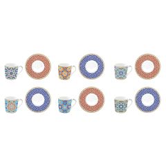 Easy Life 0126/MARR coffee cup & saucer 6x100ml