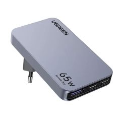 UGREEN 65W Nexode GaN Pro, 3-Port Ultra-Slim Fast Charger USB-A, 2*USB-C /25356