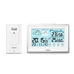 Hama "Bahamas" Weather Station with Outdoor Station, White /222228