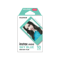 Fujifilm Instax Mini 10 Pack Designer Film Sky Blue Frame