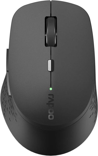 Hama RapooM300 Silent Mouse,Dk Grey(184341) - Zigzag