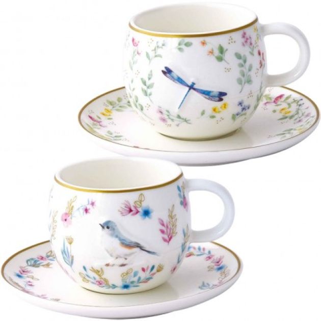 Easy Life 1371/FGAR coffee cup set 2x120ml - Zigzag