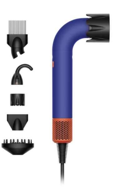 Dyson Supersonic HD18 Pro hair dryer Vinca blue/Topaz - Zigzag