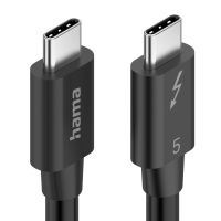 Hama "USB-C" Thunderbolt-5 Cable, 80 Gbit/s, 5A, 240W, Ultra-HD 8K, 1.00 m (200796)