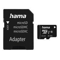 Hama microSDXC 256 GB Class 10 UHS-I 80MB/s + Adapter/Mobile(213117)