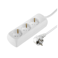 Hama 3-Way Power Strip, 1.4 m,White (30528)