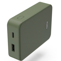 Hama "Colour 10" Power Pack, 10000 mAh, 2 Outputs: USB-C, USB-A, green (201713)