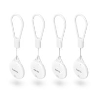 Hama Key Finder, Item Finder for Apple "Find My" App, Bluetooth, white, 4 Pcs. (185816)