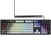 Lorgar Azar 514 Wired Mechanical Gaming Keyboard, RGB Backlight, White /LRG-GK514W-US