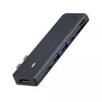 Hama Rapoo "UCM-2003" USB-C Multiport Adapter, 7-in-2, grey(217690)