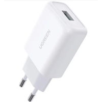 UGREEN 18W Fast Charger, QC3.0, 1*USB-A, White /10133