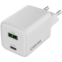 Canyon 45W GaN Wall Charger, PD, QC, White /CNS-CUW45AC