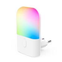 Hama “Color” LED Night Light for Socket, Twilight Sensor, Colour Changing, RGB (223504)