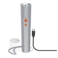 Hama “FL350-C” LED Torch, Rechargeable, Aluminium, 4 Modes + SOS (228603)