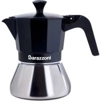 Barazzoni 83000510680 Coffee maker 6 cups black/inox