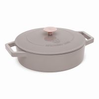 Berlinger Haus BH6527 Taupe cast iron shallow pot 26cm