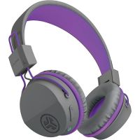 JLab JBuddies Studio Kids Wireless, Grey/Purple (IEUHBSTUDIORGRYPRPL4)