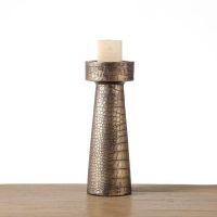 Espiel FIK413 polyresin candle holder 10x10x28sm