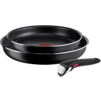 Tefal L1539143 frying pan set 24/28cm +1 panhandle 3pcs