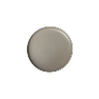 Brandani 51306 Fusion dove grey stoneware dinner plate 27.5sm