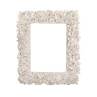 Brandani 51623 rose Ivory polyresin photo frame 13x18sm