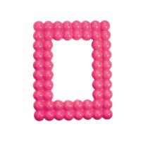Brandani 51624 pink polyresin photo frame 10x15sm