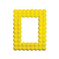 Brandani 51628 yellow polyresin photo frame 10x15sm