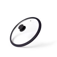 Fissman 9917 ARCADES silicon glass lid Black 20cm