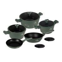 Berlinger Haus BH8207 Matte green cookware set 10pcs