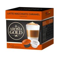 Aroma Gold Latte Macchiato Caramel 16 Capsules 180g