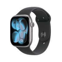 Apple Watch Series 11 GPS 46mm Space Grey, Black Sport Band - S/M //A