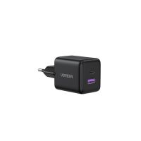UGREEN 30W Gan Fast Charger, 2-Port USB-A/USB-C, Black /65014
