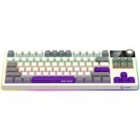 Lorgar Wireless TKL Mechanical Gaming Pro, Beige/Grey/Purple / LRG-KBP70TKLW-RT-US