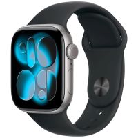 Apple Watch Series 11 GPS 42mm Space Grey, Black Sport Band - S/M /MEQW4