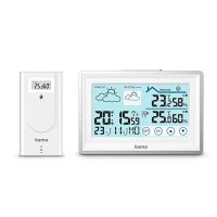 Hama "Bahamas" Weather Station with Outdoor Station, White /222228