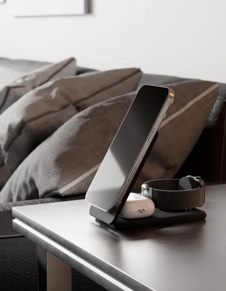 VLP Alum Power Pro Wireless Charger, Black Titanium /1092012