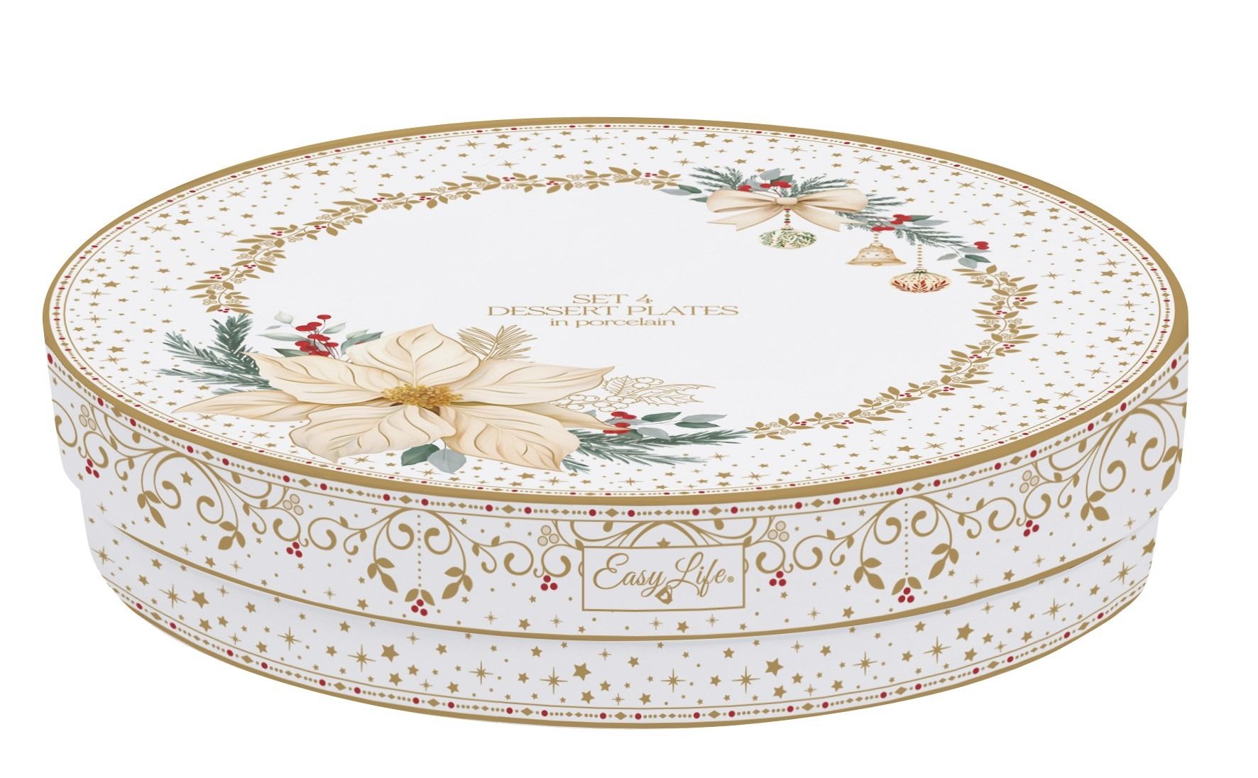 Easy life 1100/WHEL porcelain plates set 4pcs
