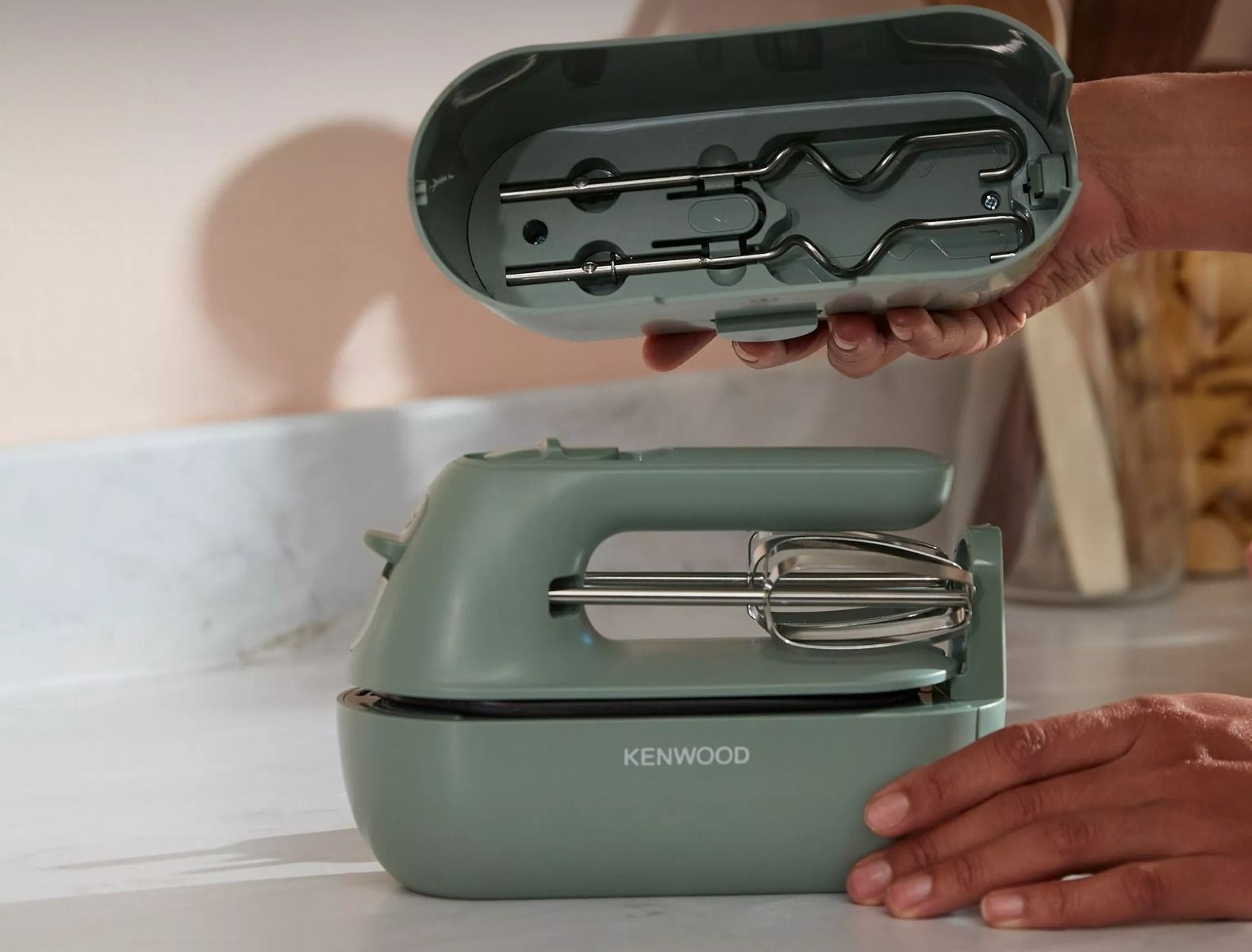 Kenwood HMP40.000GR hand mixer eucalyptus green