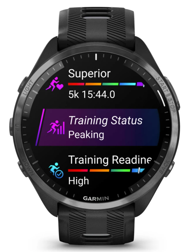 Garmin Forerunner® 965 Black/Powder Grey - Zigzag