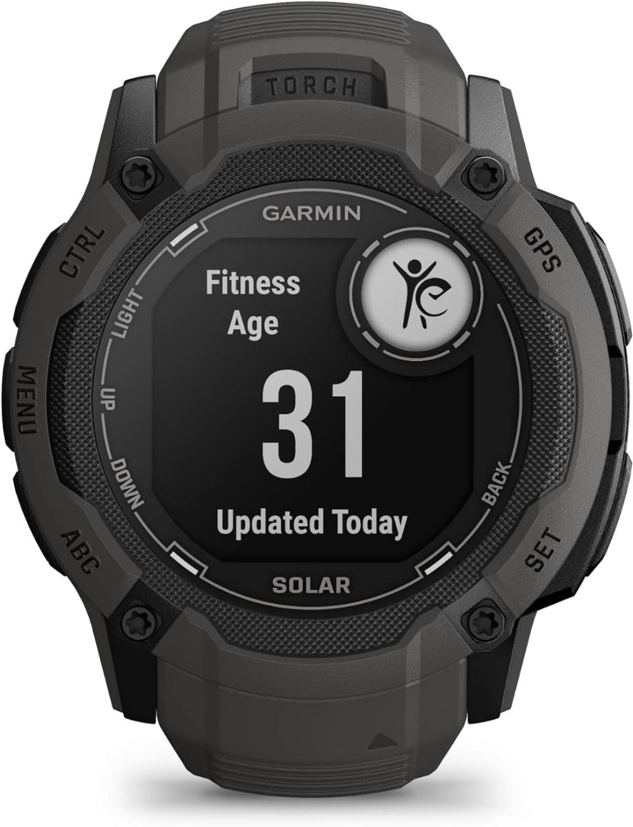 Garmin　instinct2X Graphite Garmin Instinct 2X Solar Graphite - Zigzag