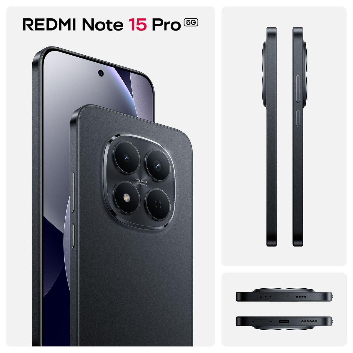 Xiaomi Redmi Note 15 Pro 8GB/256GB Black - Zigzag