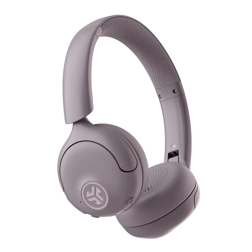 JLab Go Lux ANC Wireless Headphones, Mauve (IEUHBGOLUXANCRMVE93)