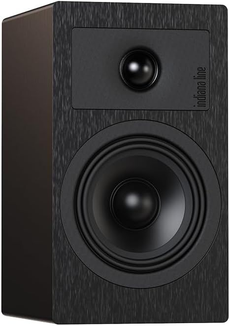 Indiana Line Tesi 2 Bookshelf Speakers, Black