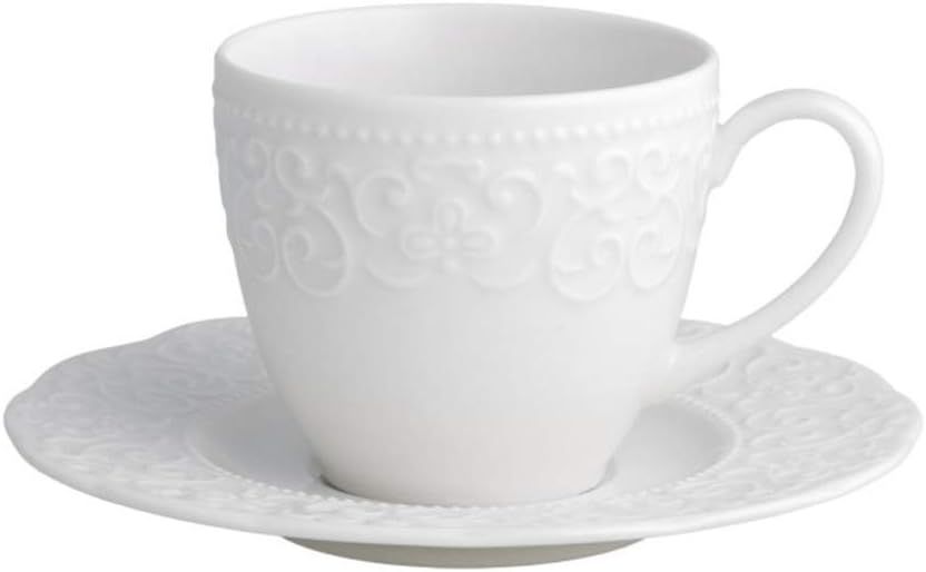 Brandani 53395 GRAN GALA porcelain tea cup & saucer